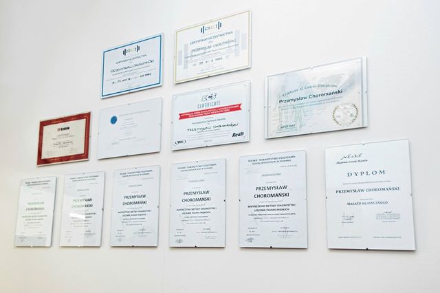 Fizjonova certyfikaty